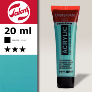 661 - Verde Turchese Acrilico 20 ML Amsterdam Acrylic Talens