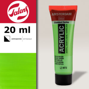 672 - Verde Reflex Acrilico 20 ML Amsterdam Acrylic Talens