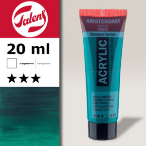 675 - Verde Ftalo Acrilico 20 ML Amsterdam Acrylic Talens