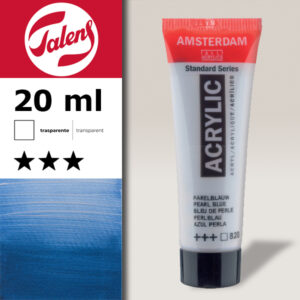 820 - Blu Perlato Acrilico 20 ML Amsterdam Acrylic Talens