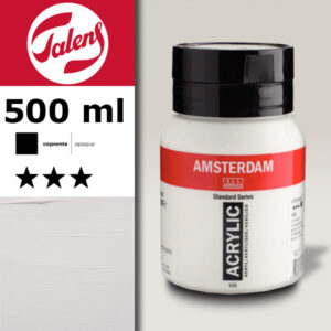 105 - Bianco Titanio Acrilico 500 ML Amsterdam Acrylic Talens
