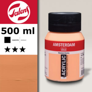 224 - Giallo Napoli Rossastro Acrilico 500 ML Amsterdam Acrylic
