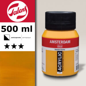 231 - Ocra Oro Acrilico 500 ML Amsterdam Acrylic