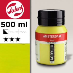 243 - Giallo Verdastro Acrilico 500 ML Amsterdam Acrylic