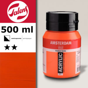 311 - Vermiglione Acrilico 500 ML Amsterdam Acrylic Talens