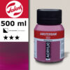 344 - Caput Mortum Viola Acrilico 500 ML Amsterdam Acrylic Talens