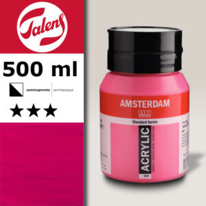 366 - Rosa Quinacridone Acrilico 500 ML Amsterdam Acrylic Talens