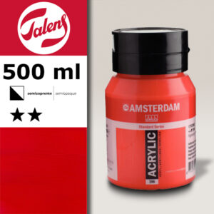 396 - Rosso Naftolo Medio Acrilico 500 ML Amsterdam Acrylic Talens