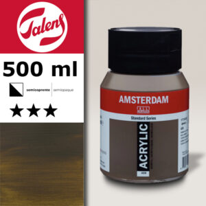 408 - Terra D'Ombra Acrilico 500 ML Amsterdam Acrylic Talens