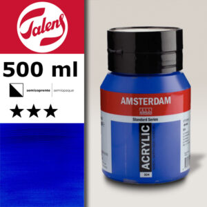 504 - Blu Oltremare Acrilico 500 ML Amsterdam Acrylic Talens