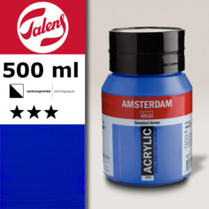 512 - Blu Cobalto Acrilico 500 ML Amsterdam Acrylic Talens