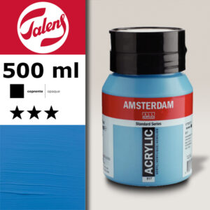 517 - Blu Reale Acrilico 500 ML Amsterdam Acrylic Talens