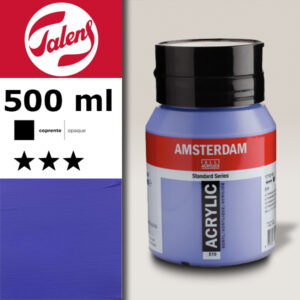 519 - Blu Oltremare Viola Chiaro Acrilico 500 ML Amsterdam Acrylic Talens