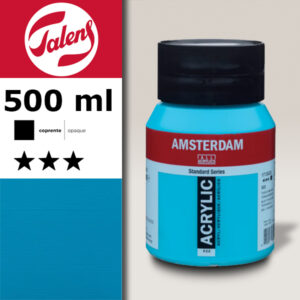 522 - Blu Turchese Acrilico 500 ML Amsterdam Acrylic Talens