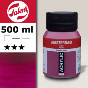567 - Viola Permanente Rossastro Acrilico 500 ML Amsterdam Acrylic Talens