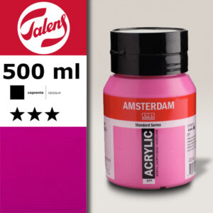 577 - Viola Permanente Rossastro Chiaro Acrilico 500 ML Amsterdam Acrylic Talens