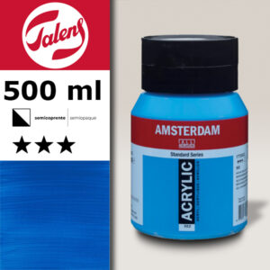582 - Blu Manganese Ftalo Acrilico 500 ML Amsterdam Acrylic Talens