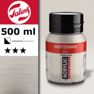 800 - Argento Acrilico 500 ML Amsterdam Acrylic Talens
