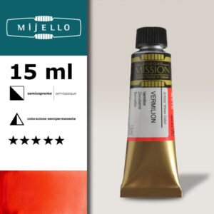 516 - Vermiglione S1 - Acquerello 15 ML Mijello Mission Gold