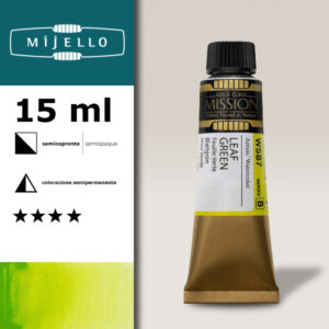 587 - Verde foglia S2 - Acquerello 15 ML Mijello Mission Gold