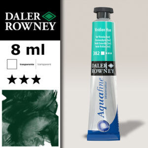 382 - Verde Viridian imit. Acquerello 8 ML Aquafine Daler Rowney