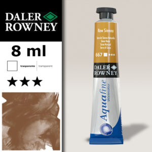 667 - Terra di Siena Naturale Acquerello 8 ML Aquafine Daler Rowney