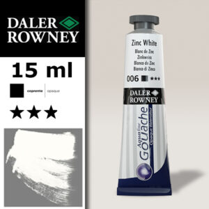 006 - Bianco di Zinco Gouache 15 ML Daler Roney