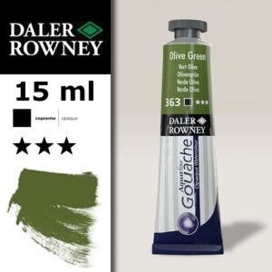 363 - Verde Oliva Gouache 15 ML Daler Roney