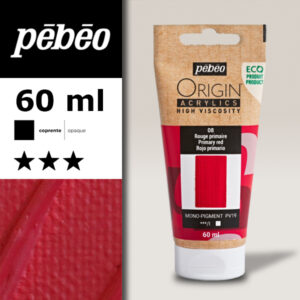 008 - Rosso Primario 60 ML Acrylic Origin Pebeo