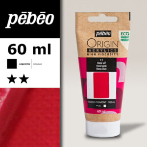 011 - Rosa Vivo 60 ML Acrylic Origin Pebeo