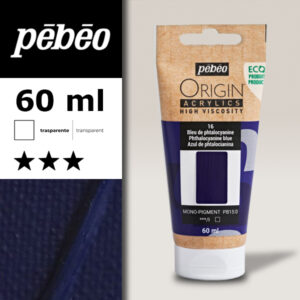 016 - Blu di Ftalocianina 60 ML Acrylic Origin Pebeo