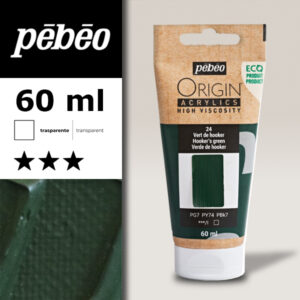 024 - Verde di Hooker 60 ML Acrylic Origin Pebeo