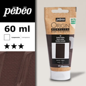 034 - Ombra Bruciata 60 ML Acrylic Origin Pebeo