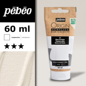 037 - Bianco di Titanio 60 ML Acrylic Origin Pebeo