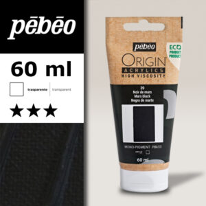 039 - Nero di Marte 60 ML Acrylic Origin Pebeo