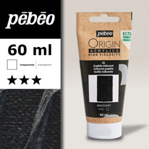 045 - Grafite Iridescente 60 ML Acrylic Origin Pebeo