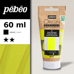 046 - Giallo Fluorescente 60 ML Acrylic Origin Pebeo