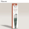 9004 Set 5 Pennelli Essential Set Olio e Acrilico Manico Corto Colore Denso Tintoretto