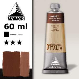 038 - Terra di Siena bruciata 60 ML Colori a olio Terre Grezze Maimeri