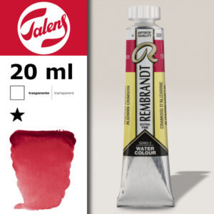 326 - Alizarina Cremisi Acquerello 20 ML Rembrandt Aquarel Talens