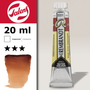 378 - Rosso Ossido Trasparente Acquerello 20 ML Rembrandt Aquarel Talens