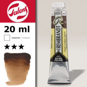 409 - Terra Ombra Bruciata Acquerello 20 ML Rembrandt Aquarel Talens