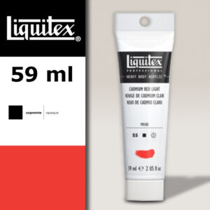 152 - Rosso di cadmio chiaro 59 ML Colore Acrilico Heavy Body Extra-Fine Liquitex