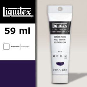 186 - Viola dioxazine 59 ML Colore Acrilico Heavy Body Extra-Fine Liquitex