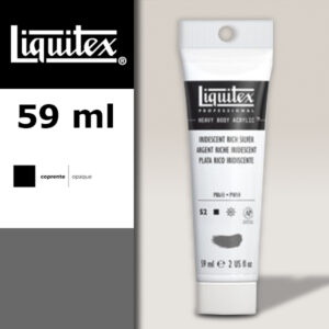 239 - Argento ricco iridescente 59 ML Colore Acrilico Heavy Body Extra-Fine Liquitex