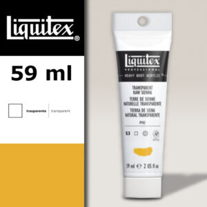 332 - Terra di Siena naturale trasp. 59 ML Colore Acrilico Heavy Body Extra-Fine Liquitex