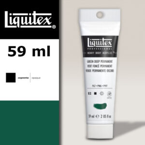 350 - Verde scuro trasp. 59 ML Colore Acrilico Heavy Body Extra-Fine Liquitex