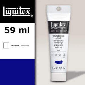 382 - Oltremare scuro tonalitò rosso 59 ML Colore Acrilico Heavy Body Extra-Fine Liquitex