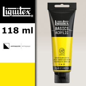 L011 - 160 - Giallo di Cadmio Chiaro 118 ML Colore Acrilico Liquitex Basics