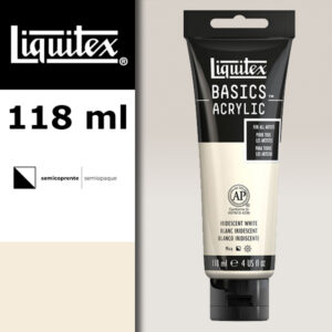 L003 - 238 - Bianco Iridescente 118 ML Colore Acrilico Liquitex Basics